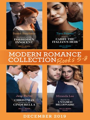cover image of Modern Romance December 2019 Books 5-8